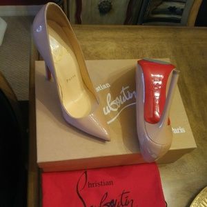 Authentic Christian Louboutin Nude Pigalle Size 35